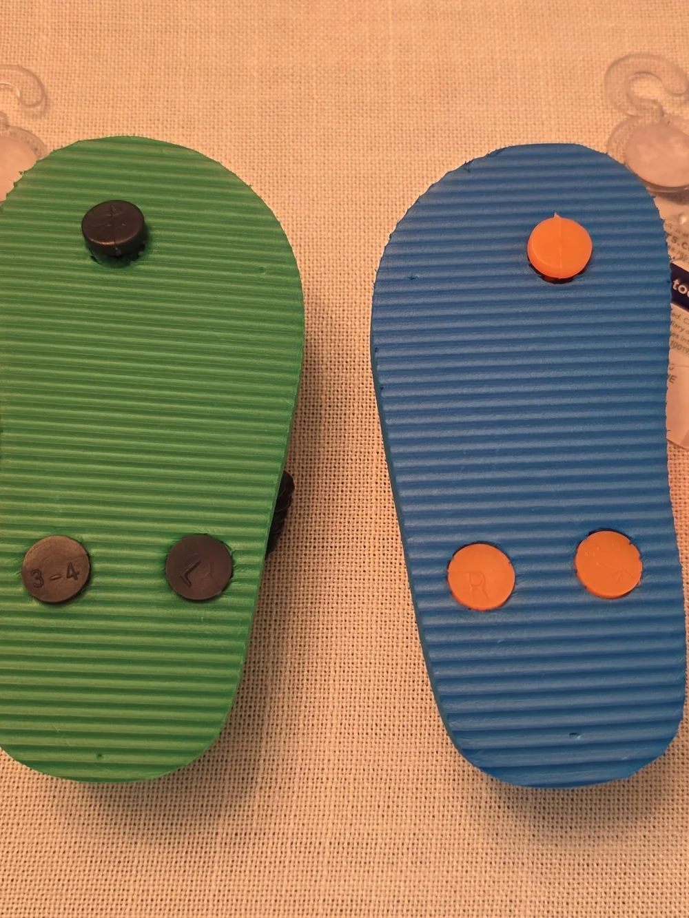 Carter's Baby/Toddler Flip Flops. Two Pair. NEW!